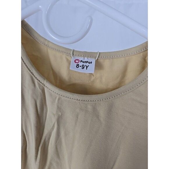 Pat Pat Girls Knee Length Dress Crew Neck Sleeveless 8-9 Year Old - Picture 4 of 7